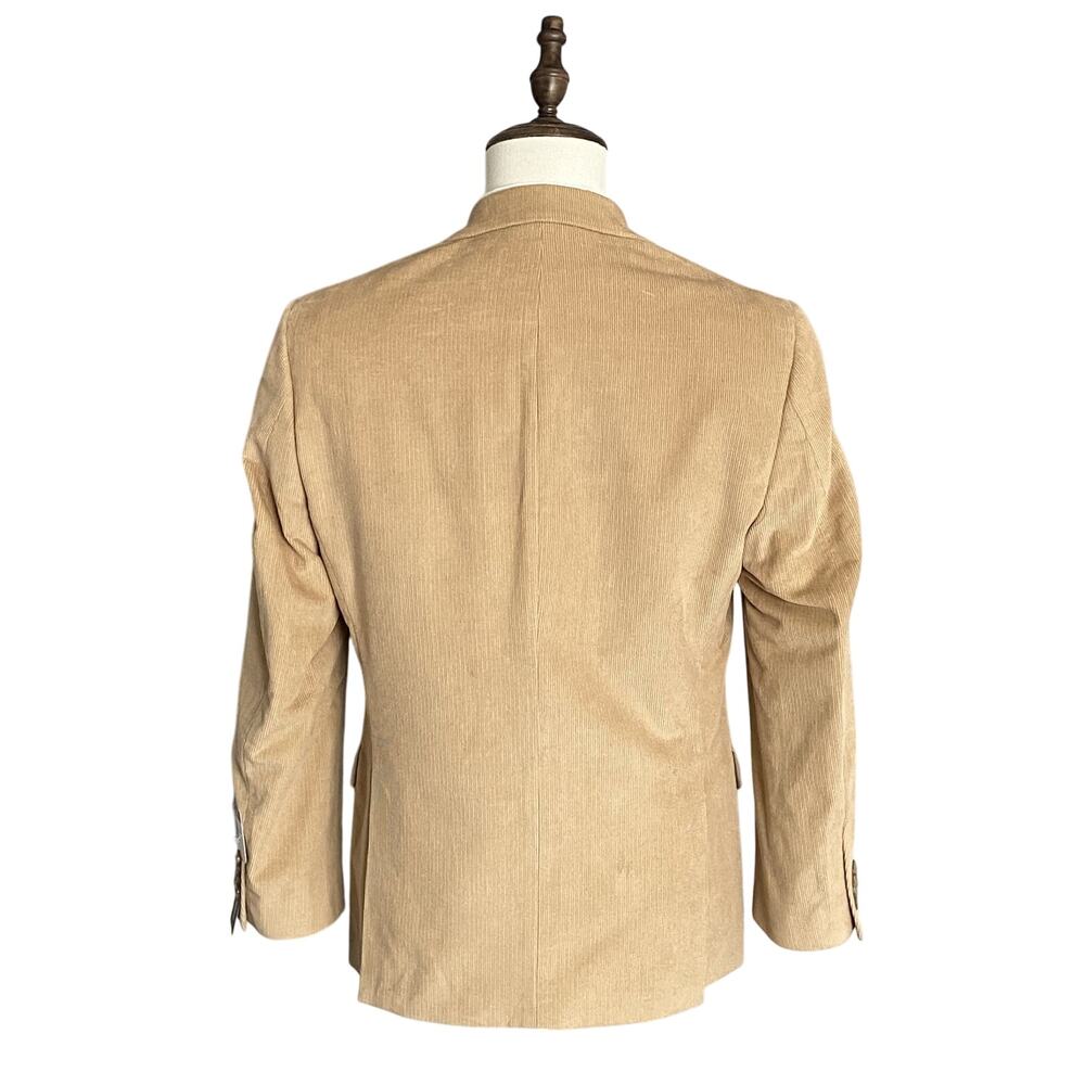 Michael Kors Sport Coat Men's 38 Regular Modern Fit Corduroy Cotton Camel NEW - Picture 4 of 10